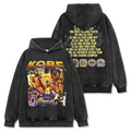 KOBE BRYANT VINTAGE HOODIE – שחור שטוף