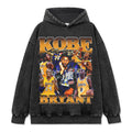 KOBE BRYANT VINTAGE HOODIE – שחור שטוף