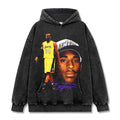 KOBE BRYANT VINTAGE HOODIE – שחור שטוף