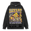 KOBE BRYANT VINTAGE HOODIE – שחור שטוף