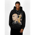 KOBE BRYANT VINTAGE HOODIE – שחור שטוף