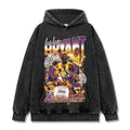 KOBE BRYANT VINTAGE HOODIE – שחור שטוף