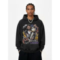 KOBE BRYANT VINTAGE HOODIE – שחור שטוף