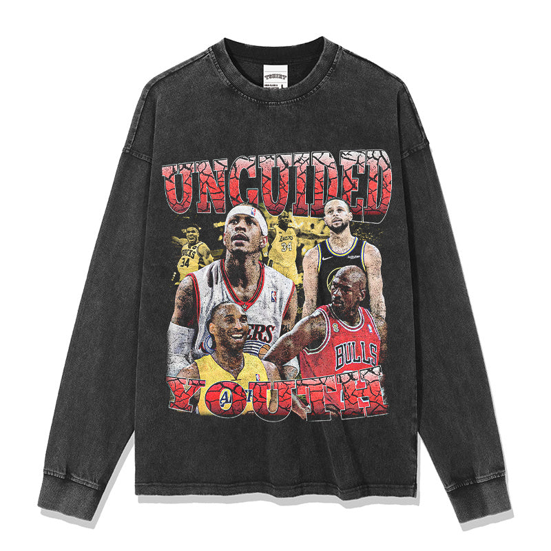 KOBE BRYANT LONG SLEEVE – שחור שטוף