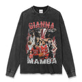 KOBE BRYANT LONG SLEEVE – שחור שטוף