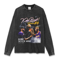 KOBE BRYANT & LEBRON JAMES LONG SLEEVE – שחור שטוף