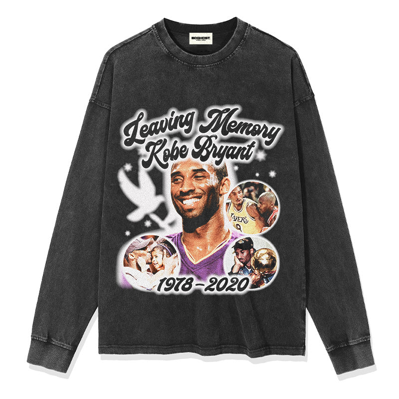 KOBE BRYANT LONG SLEEVE – שחור שטוף