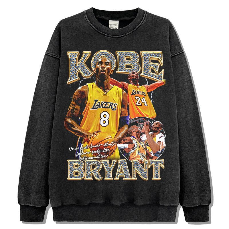 KOBE BRYANT LONG SLEEVE – שחור שטוף