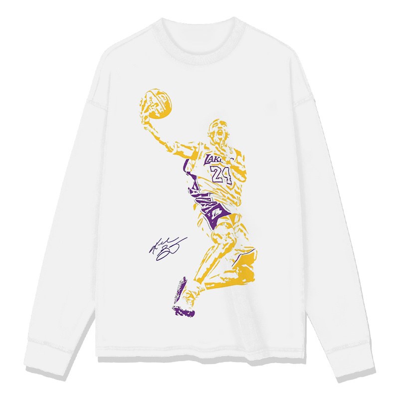 KOBE BRYANT LONG SLEEVE – לבן