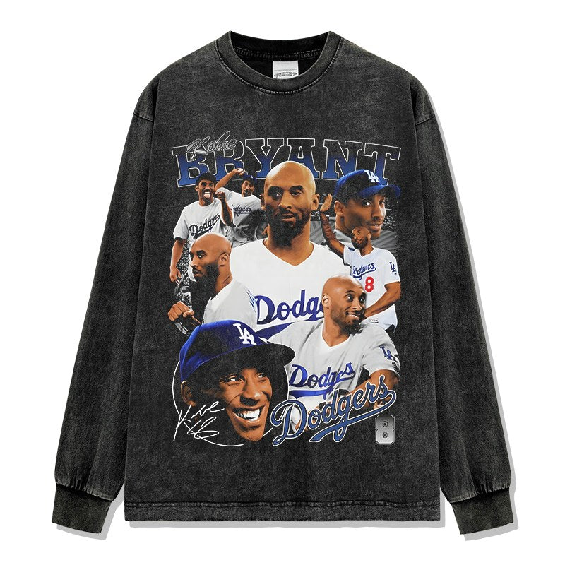 KOBE BRYANT LONG SLEEVE – שחור שטוף