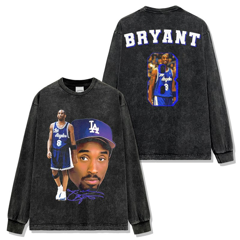 KOBE BRYANT LONG SLEEVE – שחור שטוף