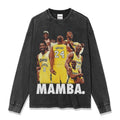 KOBE BRYANT LONG SLEEVE – שחור שטוף