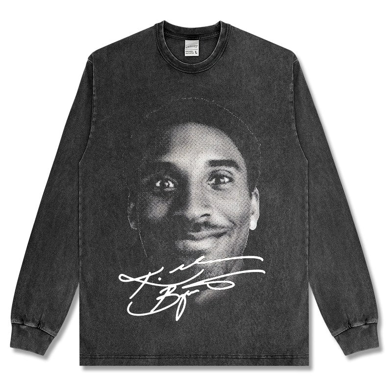 KOBE BRYANT LONG SLEEVE – שחור שטוף