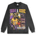 KOBE BRYANT & LEBRON JAMES LONG SLEEVE – שחור שטוף