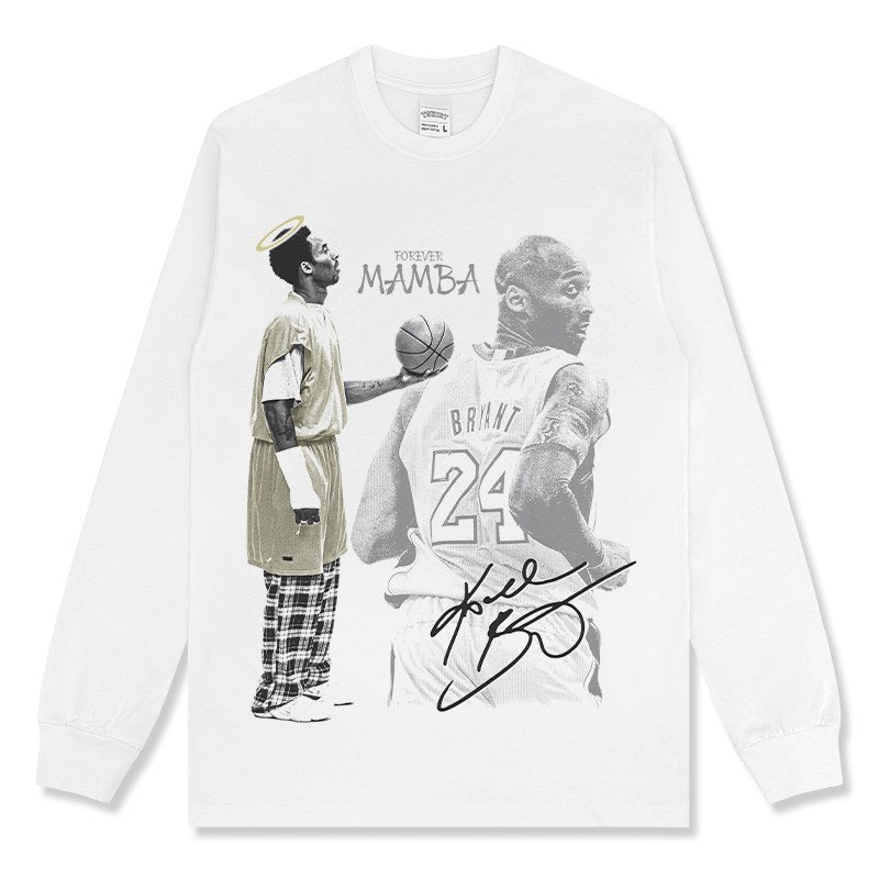 KOBE BRYANT LONG SLEEVE – לבן