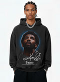 KYRIE IRVING VINTAGE HOODIE – שחור שטוף