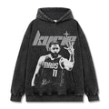 KYRIE IRVING VINTAGE HOODIE – שחור שטוף