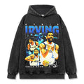 KYRIE IRVING VINTAGE HOODIE – שחור שטוף
