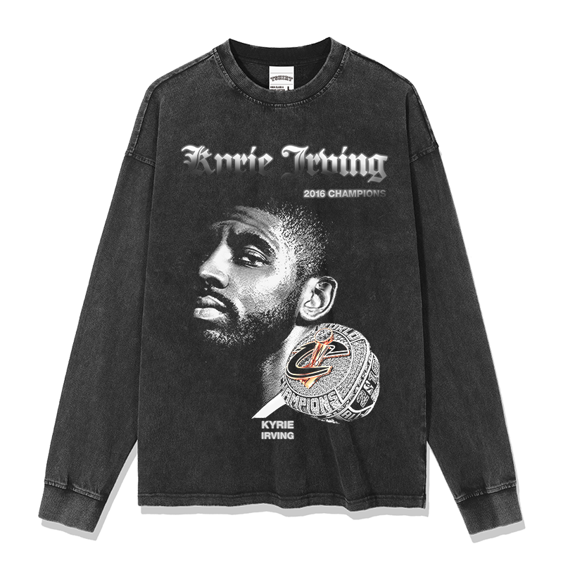 KYRIE IRVING LONG SLEEVE – שחור שטוף
