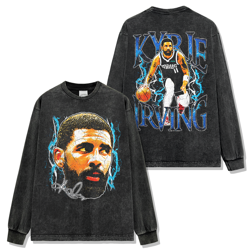 KYRIE IRVING LONG SLEEVE – שחור שטוף
