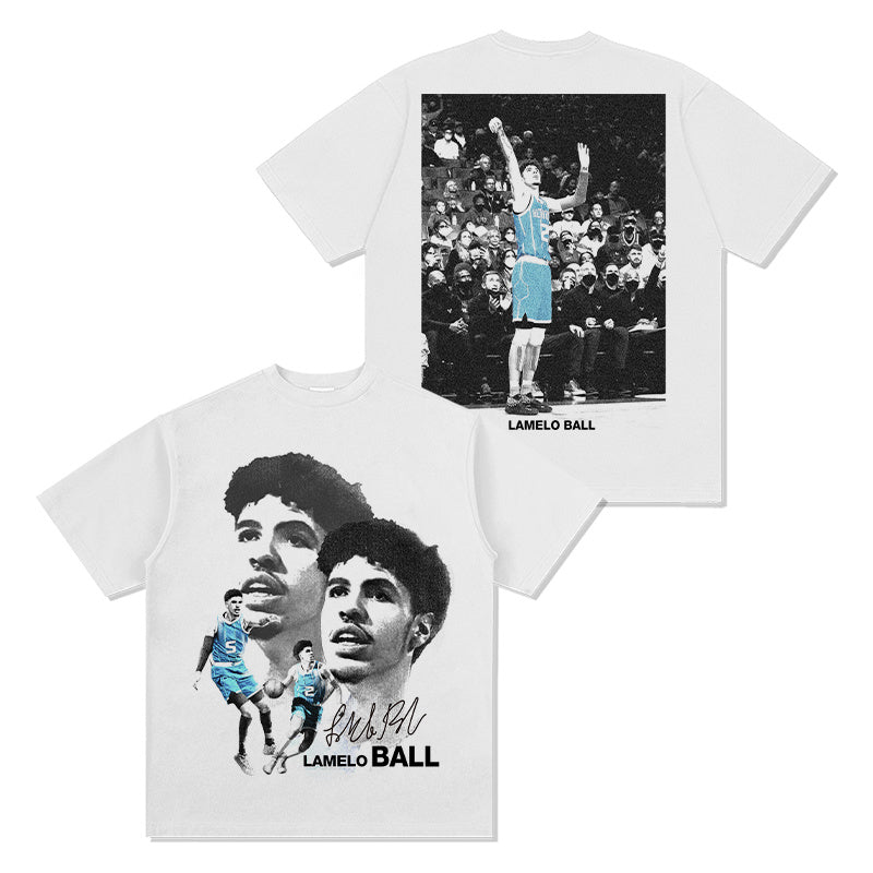 LAMELO BALL VINTAGE TEE · FADEAWAY