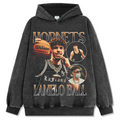 LAMELO BALL VINTAGE HOODIE – שחור שטוף