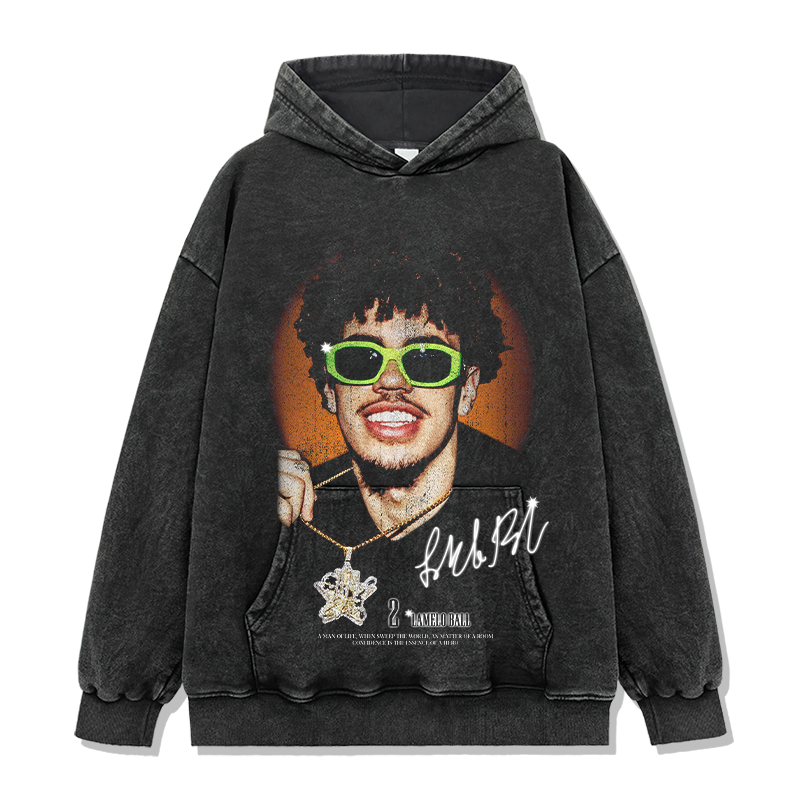 LAMELO BALL VINTAGE HOODIE · AND ONE
