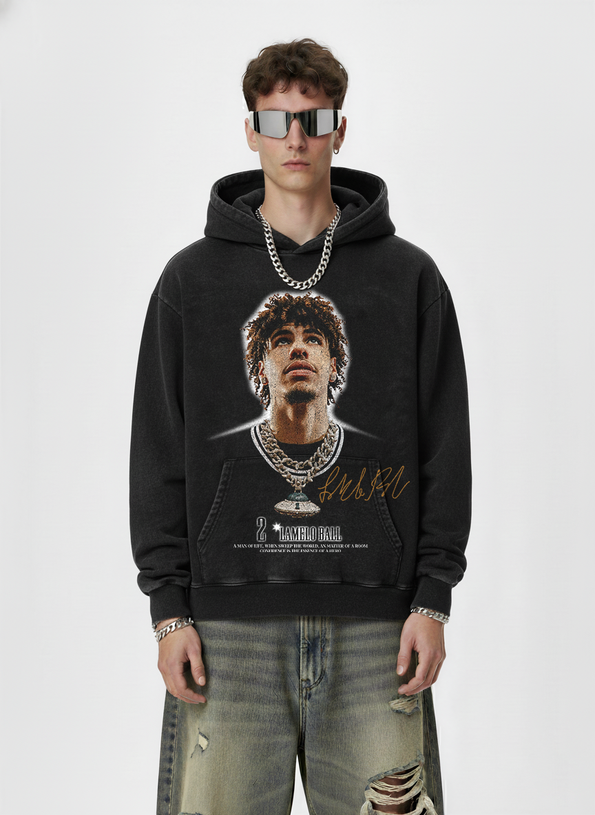 LAMELO BALL VINTAGE HOODIE · SLAM DUNK