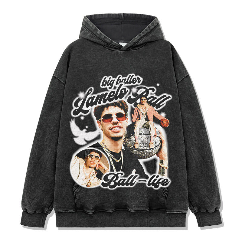 LAMELO BALL VINTAGE HOODIE · CROSSOVER