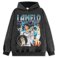 LAMELO BALL VINTAGE HOODIE – שחור שטוף