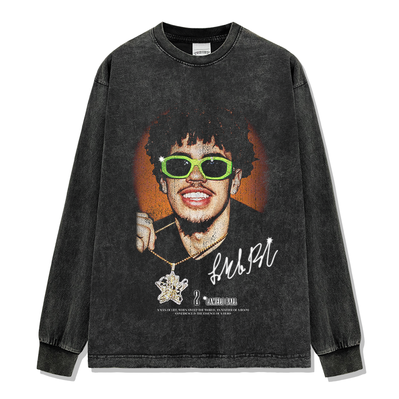 LAMELO BALL LONG SLEEVE · AND ONE