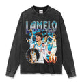 LAMELO BALL LONG SLEEVE – שחור שטוף