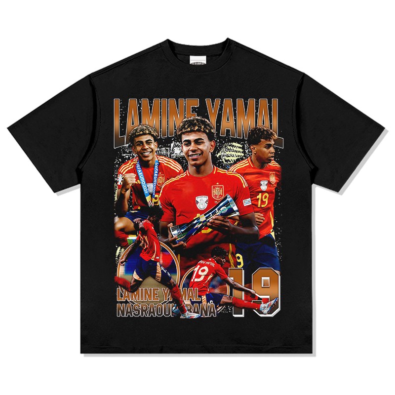 LAMINE YAMAL VINTAGE TEE · NUTMEG