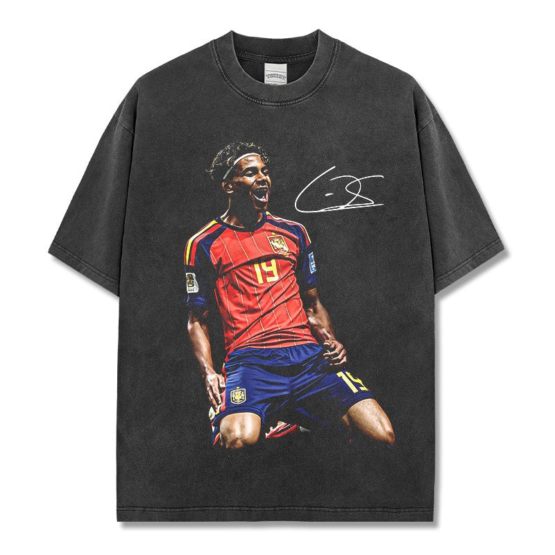 LAMINE YAMAL VINTAGE TEE · TERRACE
