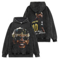 LAMINE YAMAL VINTAGE HOODIE – שחור שטוף