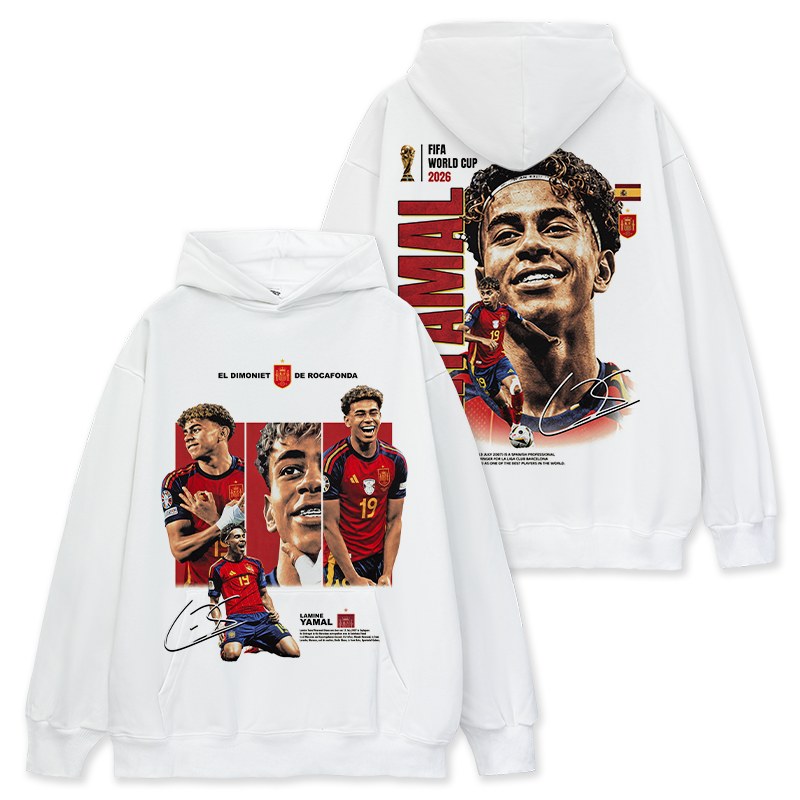 LAMINE YAMAL VINTAGE HOODIE · ROCAFONDA