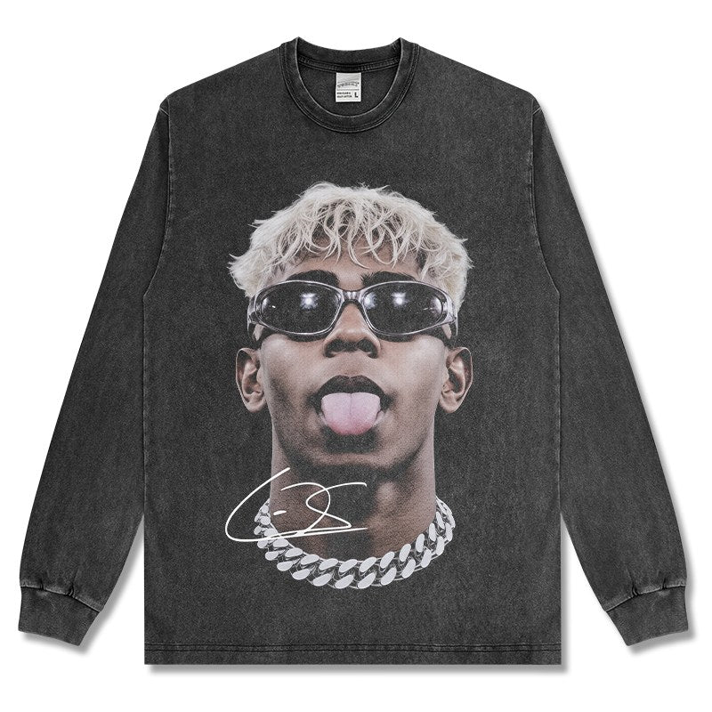 LAMINE YAMAL LONG SLEEVE – שחור שטוף