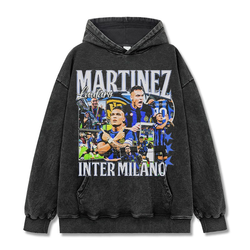 LAUTARO MARTINEZ VINTAGE HOODIE · GOLDEN BOOT