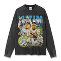 LAUTARO MARTINEZ LONG SLEEVE – שחור שטוף