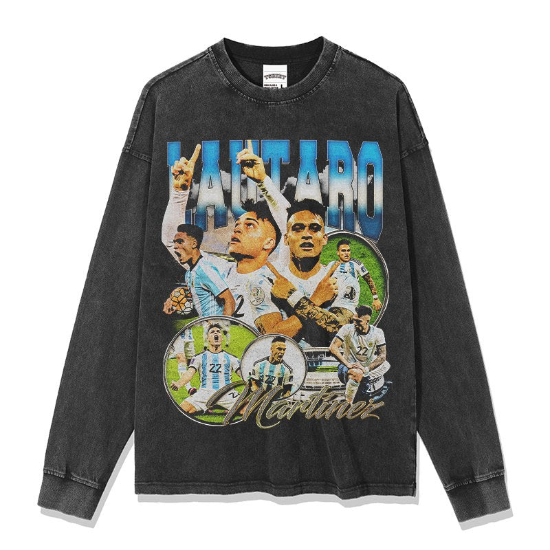 LAUTARO MARTINEZ LONG SLEEVE · NIGHT GAME