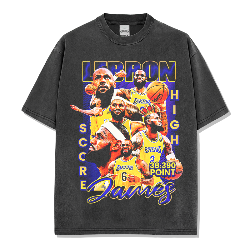 LEBRON JAMES VINTAGE TEE · OVERTIME