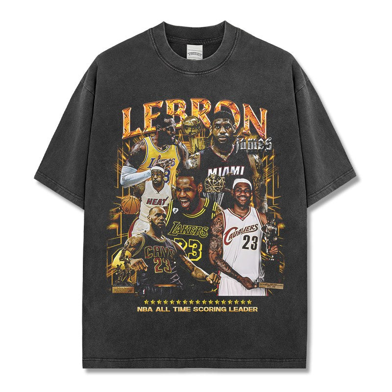 LEBRON JAMES VINTAGE TEE · SPLASH