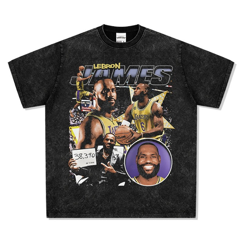 LEBRON JAMES VINTAGE TEE · DOWNTOWN