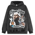 LEBRON JAMES VINTAGE HOODIE – שחור שטוף