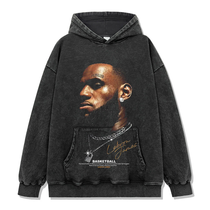 LEBRON JAMES VINTAGE HOODIE · STEP BACK