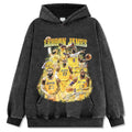 LEBRON JAMES VINTAGE HOODIE – שחור שטוף