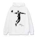 LEBRON JAMES VINTAGE HOODIE – לבן