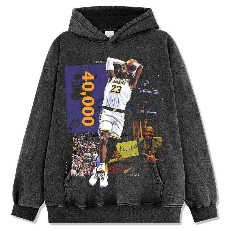 LEBRON JAMES VINTAGE HOODIE · ALLEY OOP