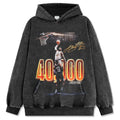 LEBRON JAMES VINTAGE HOODIE – שחור שטוף