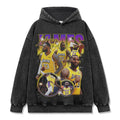 LEBRON JAMES VINTAGE HOODIE – שחור שטוף
